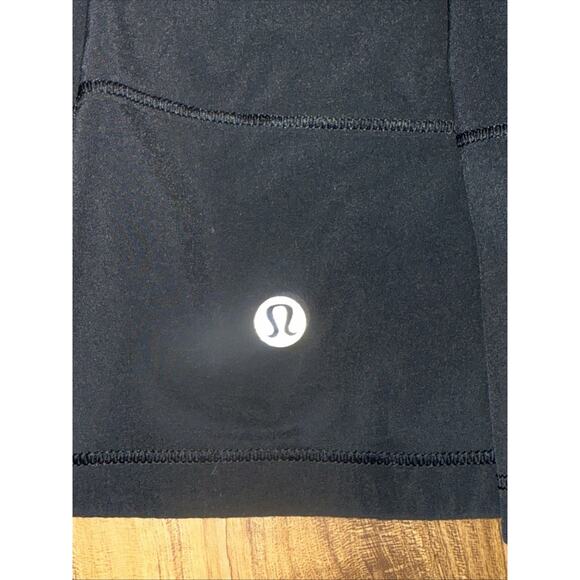Lululemon Pace Rival Skirt Skort Women's 12 Black Lined Running Tennis - Picture 4 of 8
